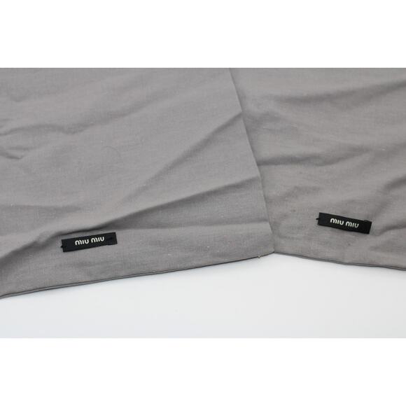 100% Authentic Set of 2 MIU MIU Handbag Shoes Dust Bag Drawstring 13" x 9" - Picture 2 of 2